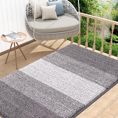 Kitinjoy Indoor Outdoor Door Mat, 48x32 Non-Slip Dirt Trapper Doormats by Kitinjoy