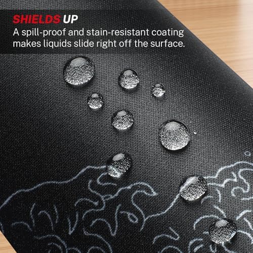 MROCO Essential Office & Gaming Mouse Pad, 8.5 x 11 Inch, Kanagawa Wave - Image 5