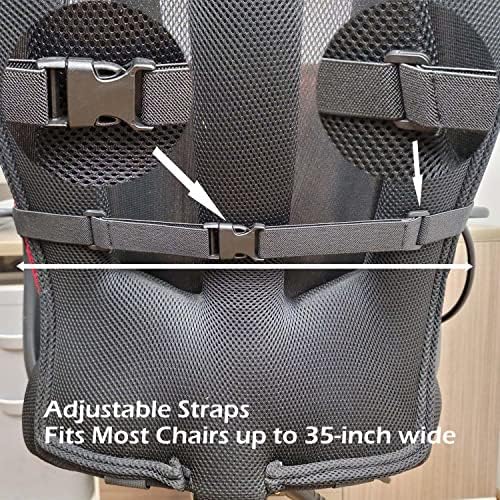 2Pack Inflatable Lumbar Support Pillow for Office Chair and Car Seat, Back Support Cushion with Air Pump for Reducing Lower Back Pain - Image 5