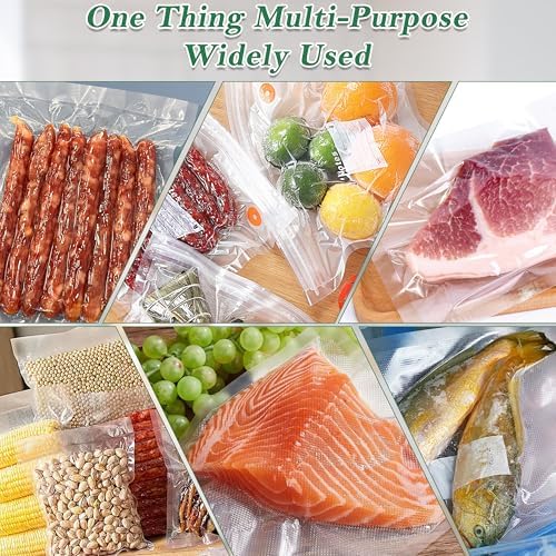 Pre-Cut Perforated Vacuum Sealer Bags Rolls,4x6 Inch Heavy-Duty Vacuum Sealer Roll Bags 4 Rolls 160 Tear Off Bags,Easy-Tear Food Grade Storage Bags for Sous Vide, Freezer & Meat (BPA Free) - Image 6